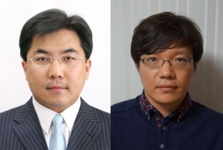 김상룡 경북대 생명과학부 교수(왼쪽)와 제1저자로 연구에 참여한 신원호 안전성평가연구소 선임연구원 - 한국연구재단 제공